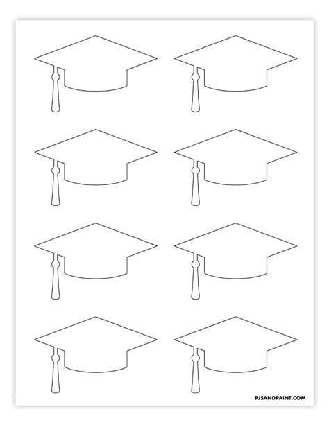 Printable Graduation Cap Top Template
