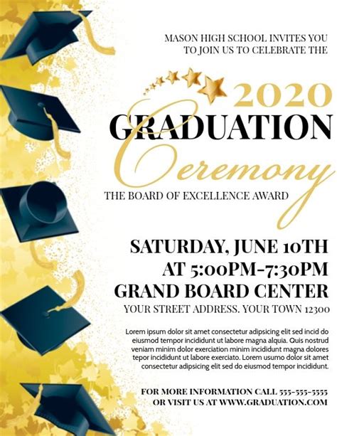 Printable Graduation Program Template