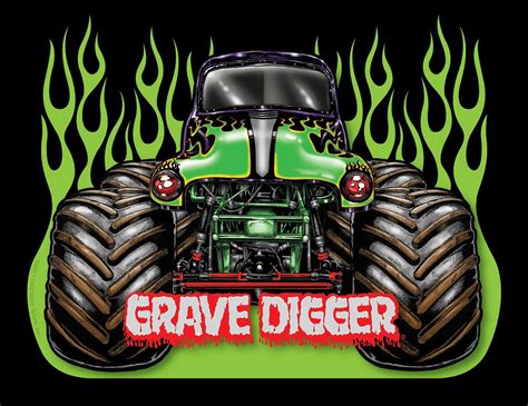 Printable Grave Digger Logo