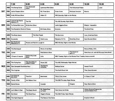 Printable Grit Tv Weekly Program Schedule Free Printable
