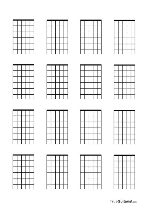 Printable Guitar Fretboard Chart Pdf