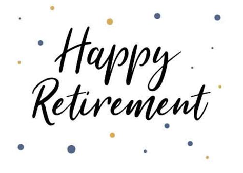 Printable Happy Retirement