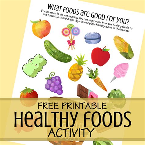Printable Healthy Foods