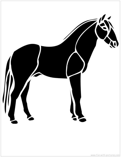 Printable Horse Stencil