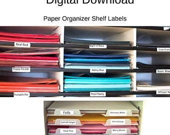 Printable Instant Filing System, 27 File Cards/Index, PrePrinted