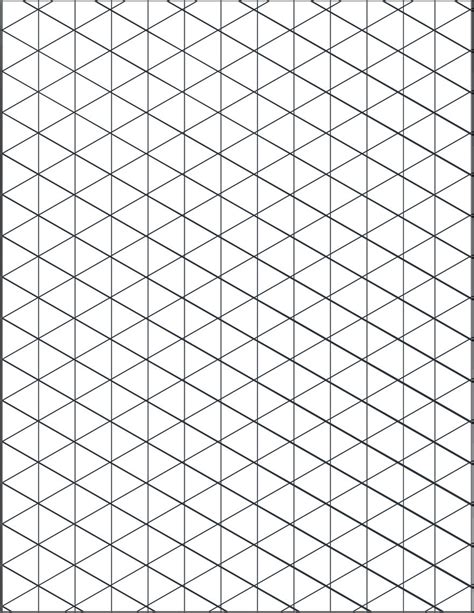 Printable Isometric Graph Paper Pdf Printable Graph Paper