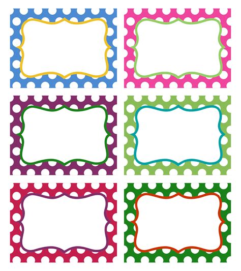 Printable Labels Template Free Customize and Print