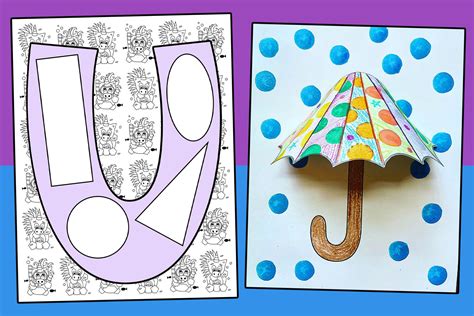 Printable Letter U Crafts For Preschoolers