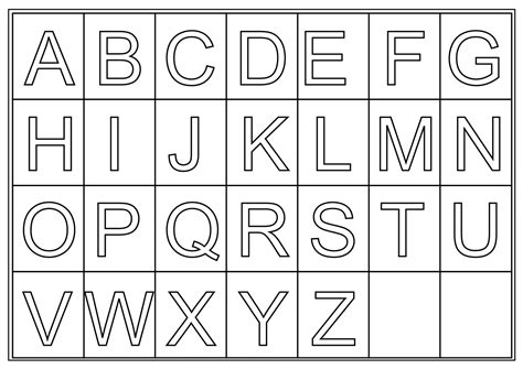 Printable Letters Abc