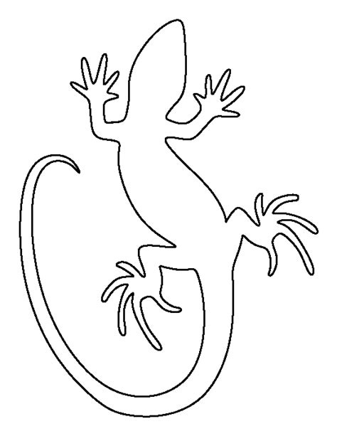 Printable Lizard Pattern