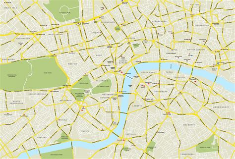 Printable Map Of Central London