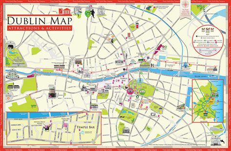 Printable Map Of Dublin Ireland