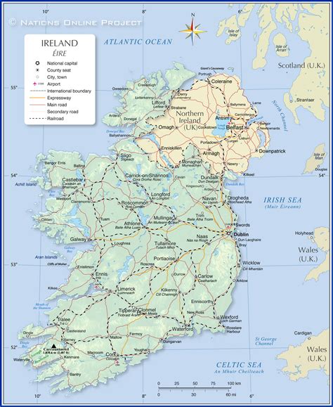 Printable Map Of Ireland Ruby Printable Map