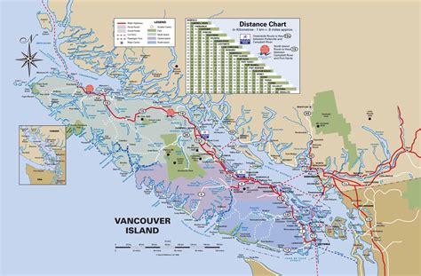 Printable Map Vancouver Island