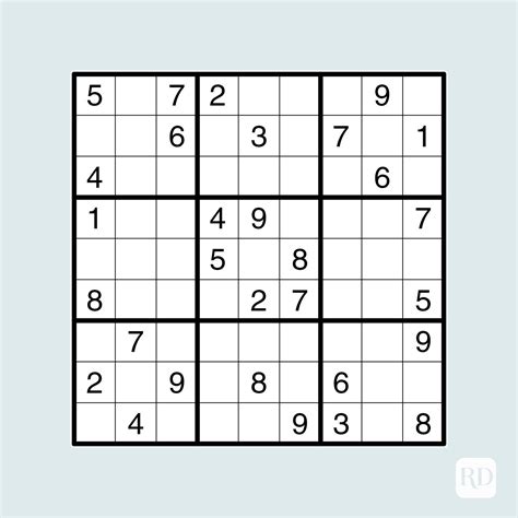 Printable Medium Sudoku Puzzles