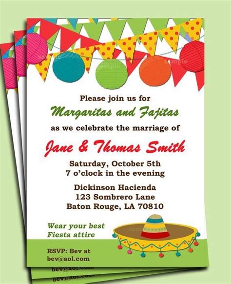 Printable Mexican Invitations Invitation Design Blog