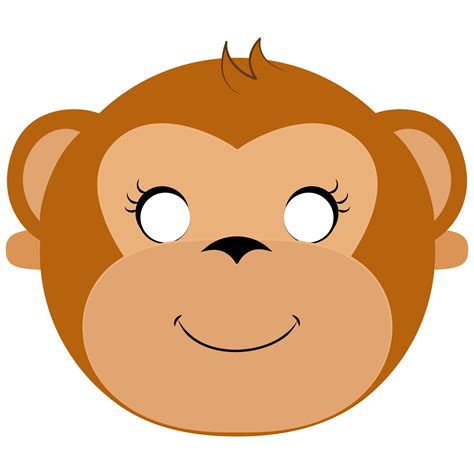 Printable Monkey Face
