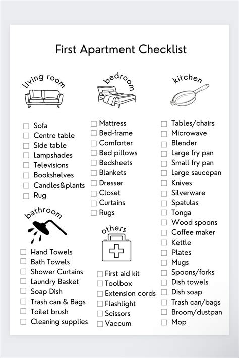 Printable Moving Checklist Apartment Checklist Moving Checklist New