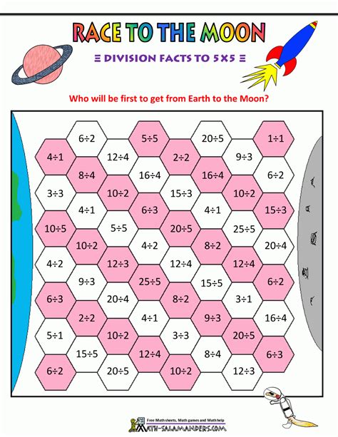 Printable Multiplication And Division Games Printable Multiplication