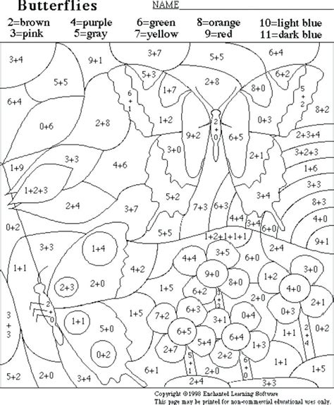 Printable Multiplication Colouring Hidden Pictures