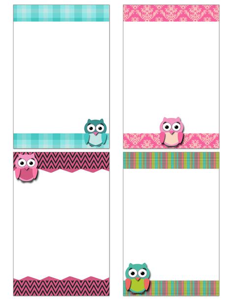 Printable Note Card