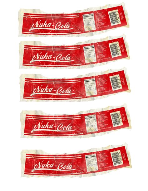 Printable Nuka Cola Labels