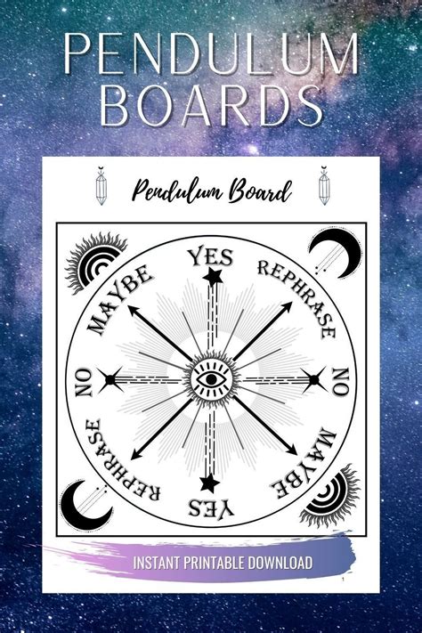 Printable Pendulum Board Customize and Print