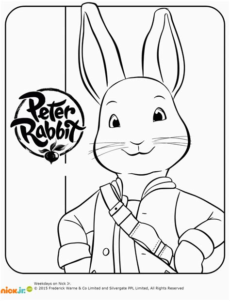 Printable Peter Rabbit Coloring Pages