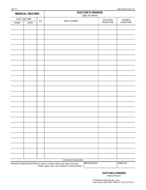 Printable Physician Order Forms Fill Out and Sign Printable PDF