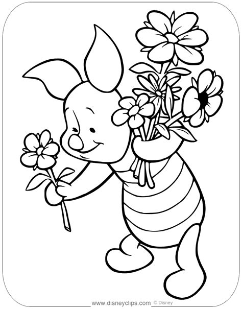 Printable Piglet Coloring Pages