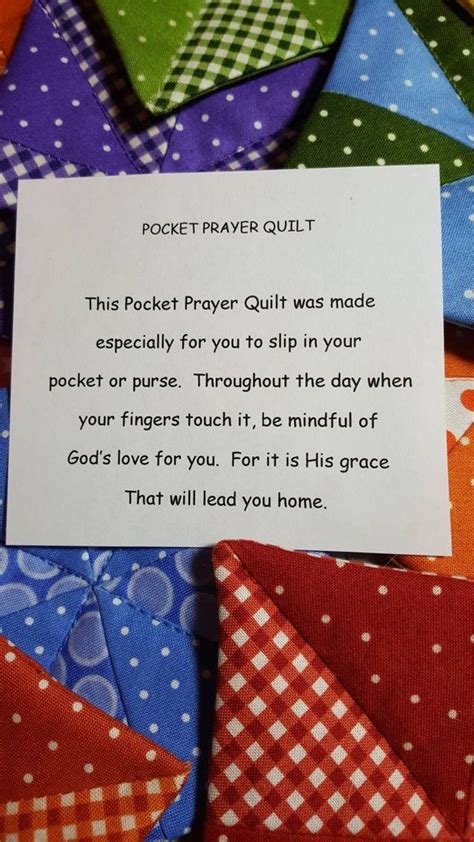 Printable Pocket Prayer Quilt Poem