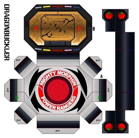 Printable Power Rangers Morpher Template