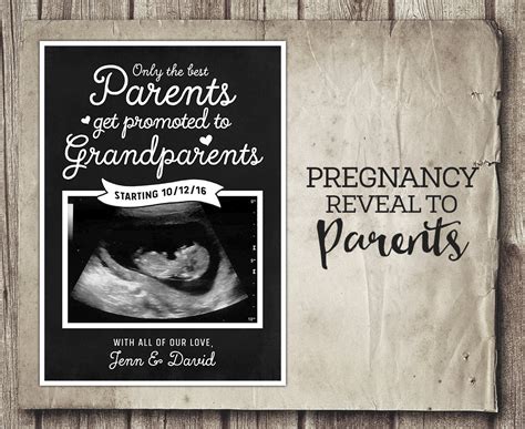 Printable Pregnancy Announcement