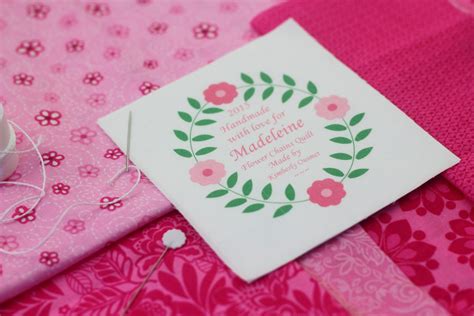 Printable Quilt Labels Editable Label Customized Tag Etsy