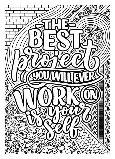 Printable Quote Coloring Pages For Adults