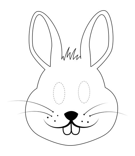 Printable Rabbit Mask