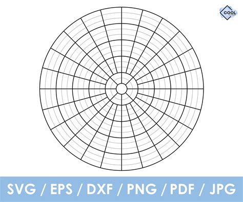 Printable Radial Graph Paper Printable Graph Paper
