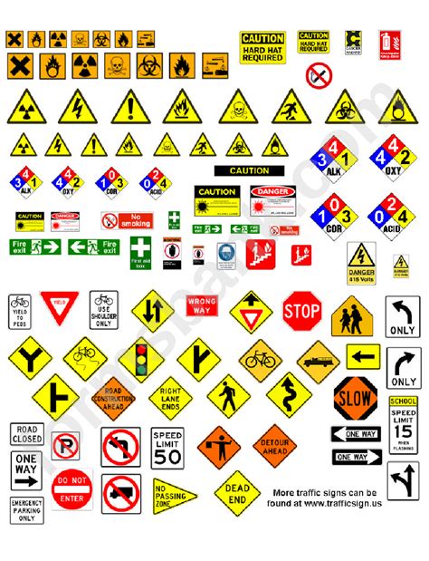 Printable Road Signs