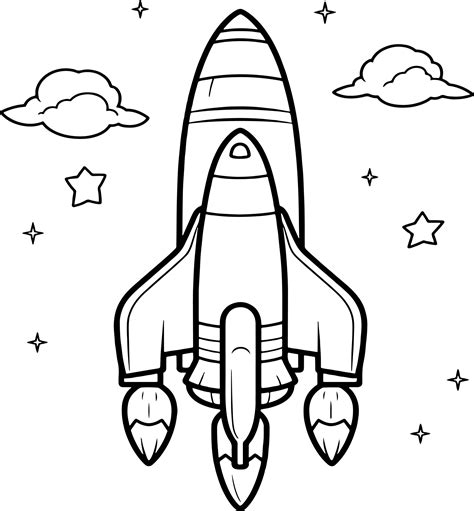 Printable Rocket Coloring Pages Get Coloring Pages