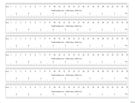 Printable Ruler Online Customize and Print