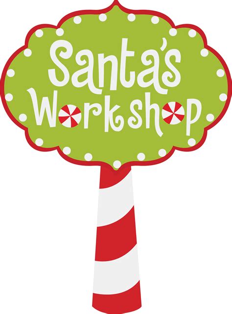 Printable Santa S Workshop Sign