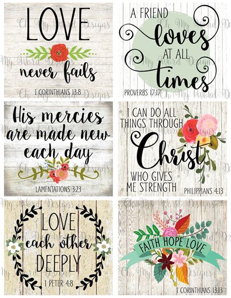 Printable Scripture Cards3.5 x 4 Instant Download Scripture Etsy in