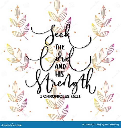 Printable Scripture Lettering On White Background Cartoon Vector