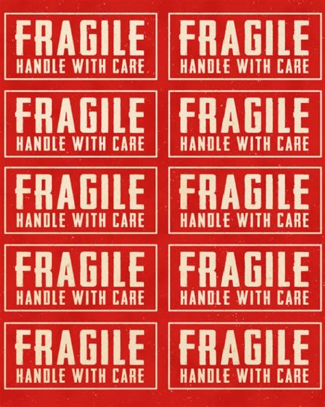 Printable Shipping Fragile Labels Printable Labels Labels Printables Free Fragile Label