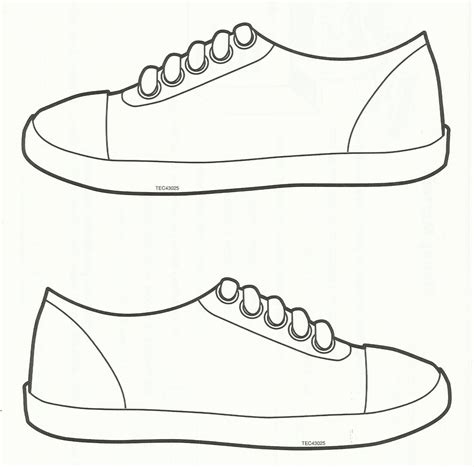 Printable Shoes Template