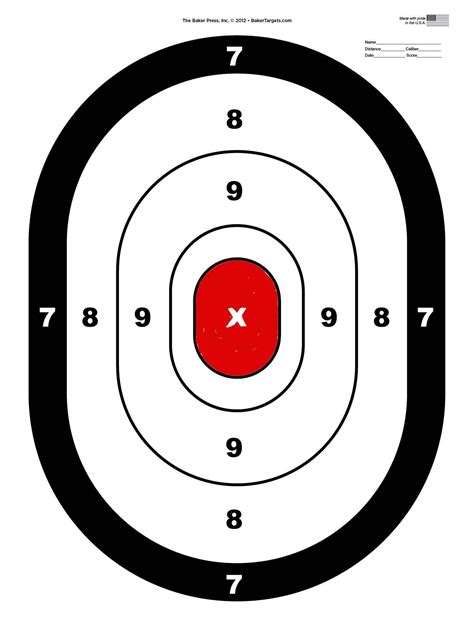 Printable Shooting Range Targets