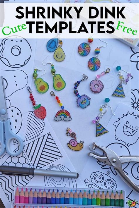 Printable Shrinky Dink Patterns For Adults