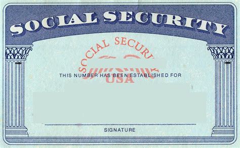 Printable Social Security Card Template Netwise Template