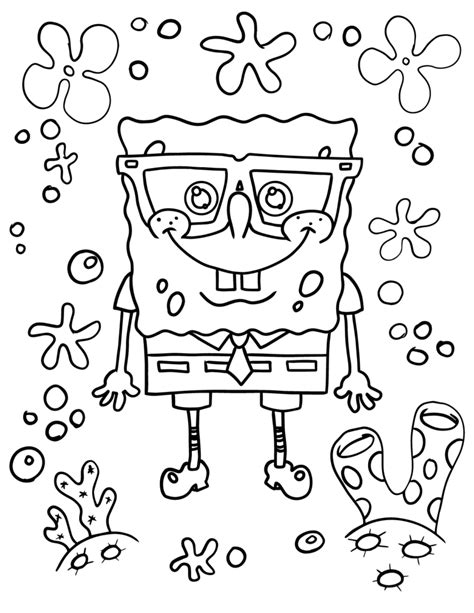 Printable Spongebob Coloring Pages Anya And Papa Blog