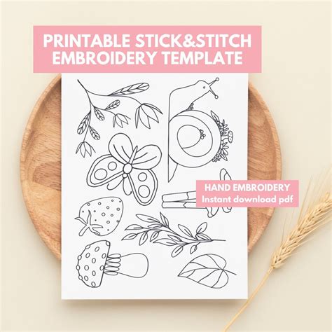 Printable Stick And Stitch